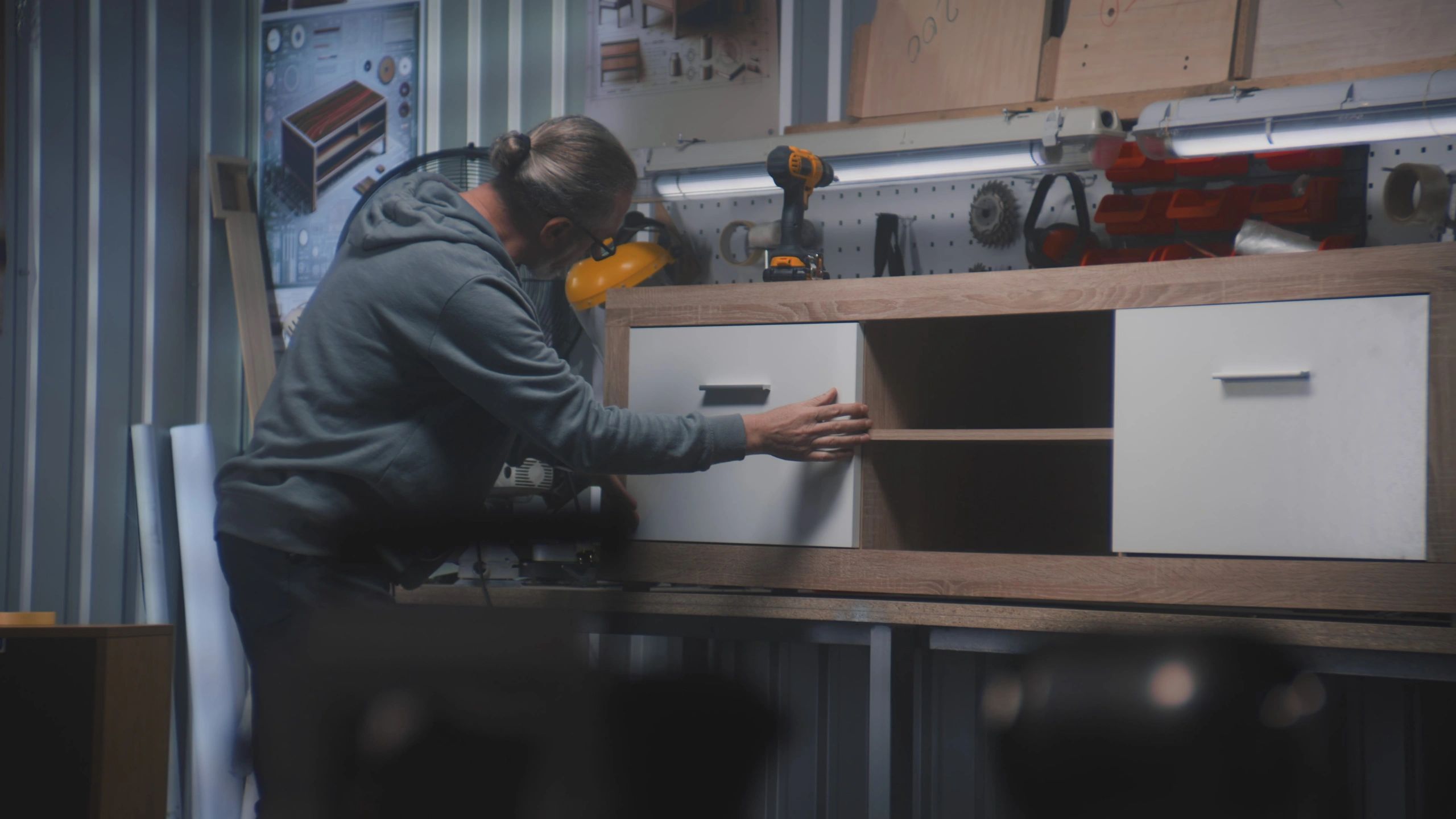 High-end architectural wood interior