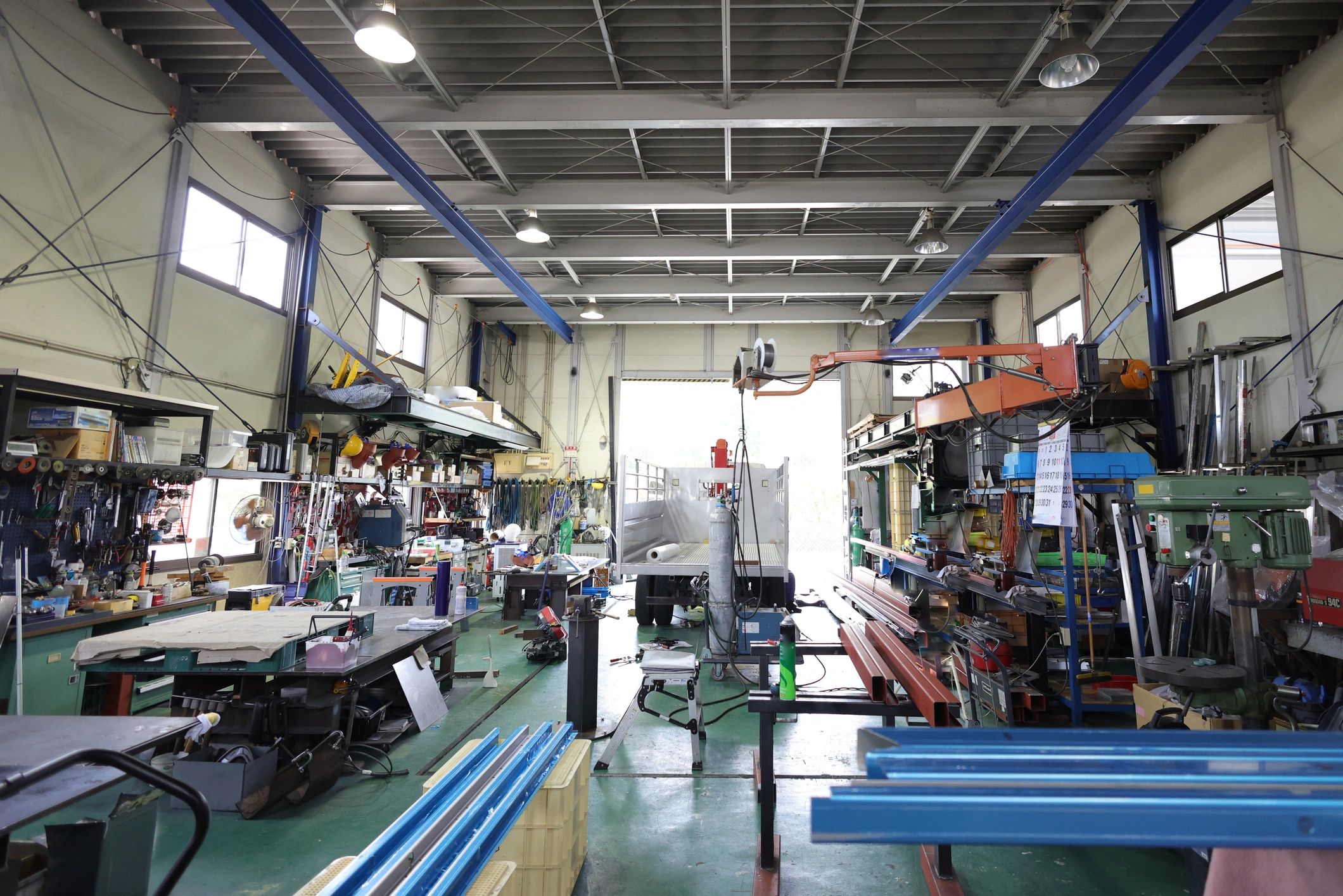 Interior of an operating factory