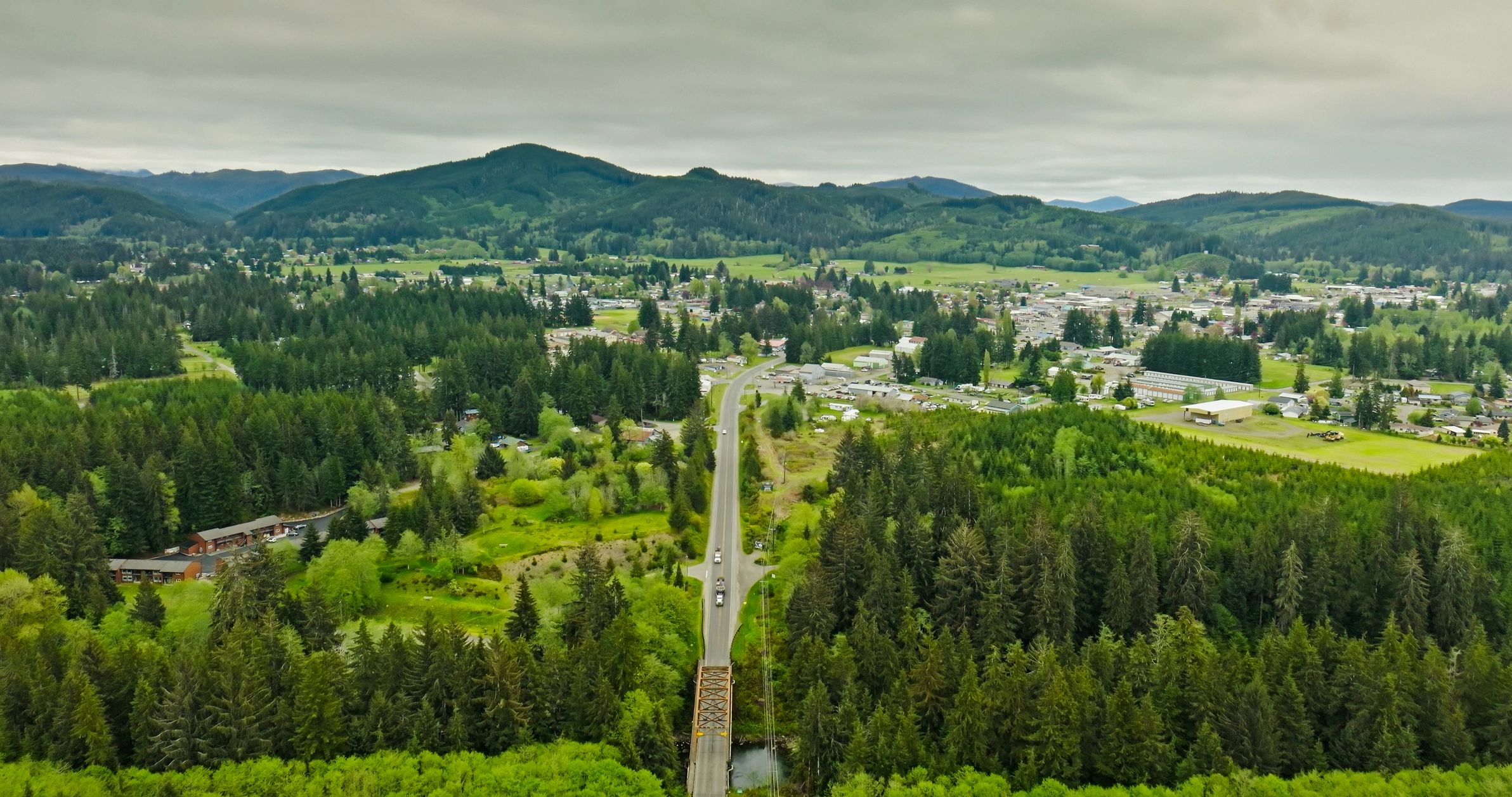 Pacific Northwest landscape near Forks, Washington